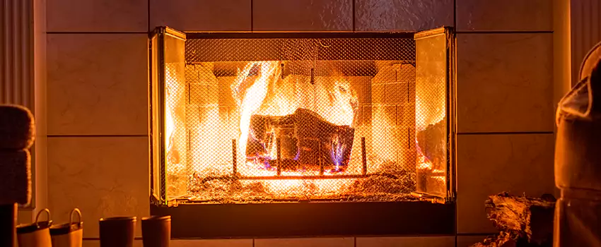 Mendota Hearth Landscape Fireplace Installation in Schenectady, New York