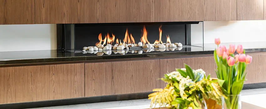 Double-height Fireplace Design Refurbishment in Schenectady, New York