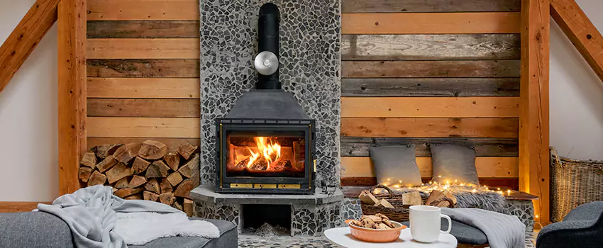 Thelin Hearth Products Direct Vent Gas Stove Fireplace Inspection in Schenectady, New York